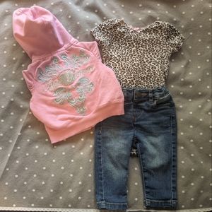 3/$15 Apple Bottom Hoodie w/ Outfit